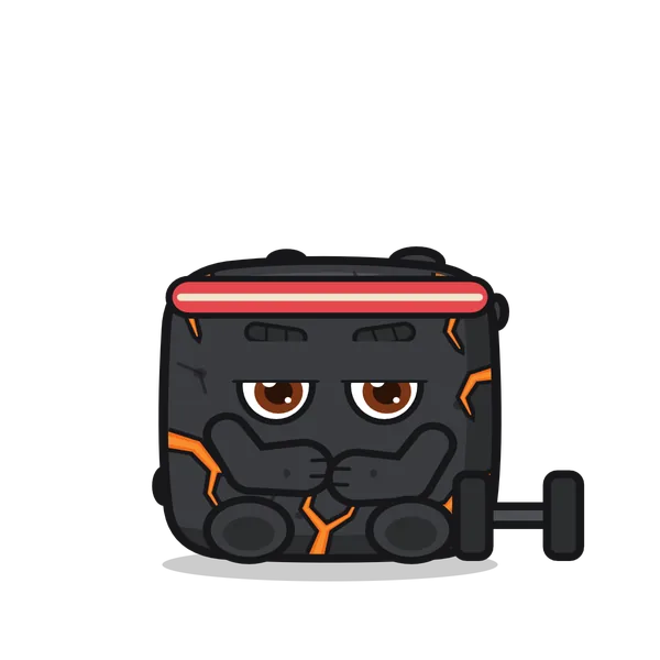 Blocky, the rock, sitting with his arms folded, in a sweatband.